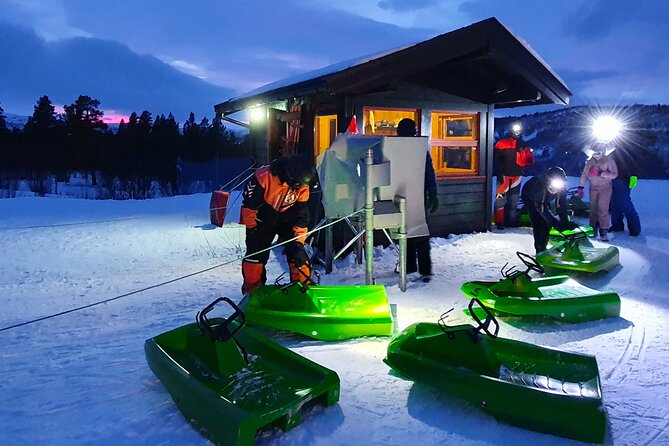 2-Hour Racing Toboggan at Dagali Fjellpark near Geilo in Norway - Daylight or night sledding near Geilo