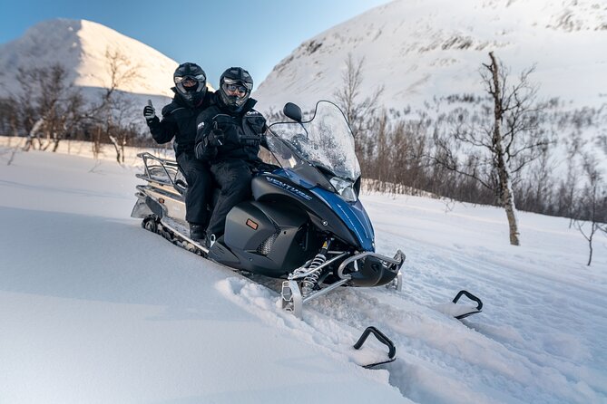 Adventure Snowmobile Safari - From Tromsø to the Tamokdalen wilderness