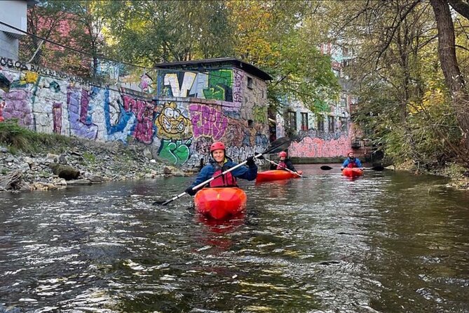 Akerselva River Kayak/Packraft Tour: Urban Adventure in Oslo - Passing the Munch Museum from the water