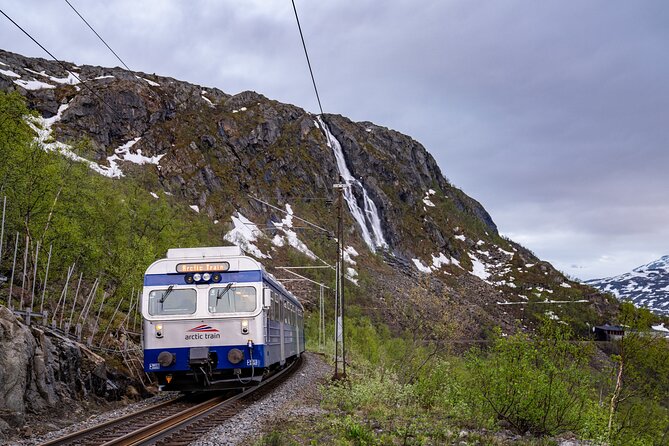 Arctic Train - The Northernmost Railway in Norway - Bjørnfjell and the short border-area stop