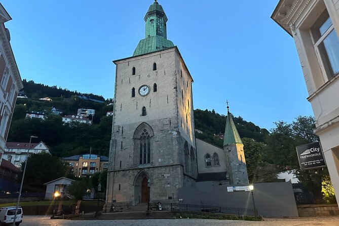 Audio Walking Tour in Bergen Famous Ghosts Location - St. Mary’s Church and the oldest church in Bergen
