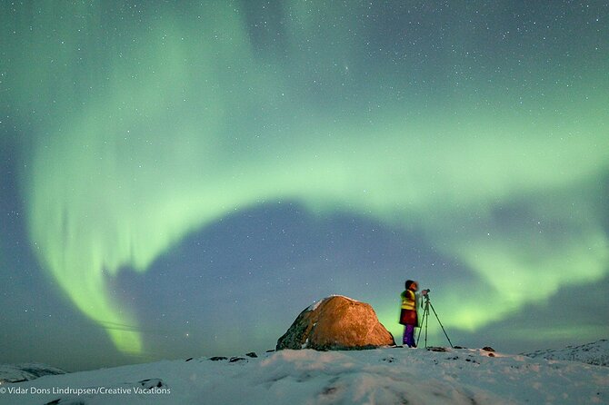 Aurora Adventure Tour with Creative Vacations - What the frozen-lake stop can feel like