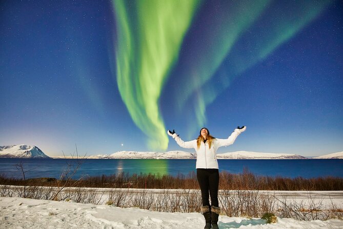 Aurora Crystal Lavvo Overnight with Activities from Tromsø - Snowshoes, mountain views, and the weather factor