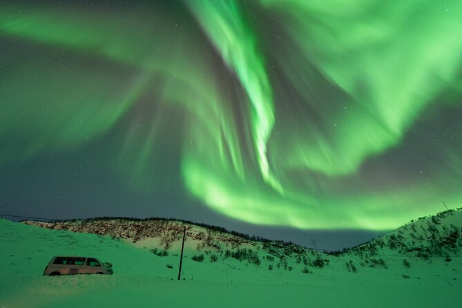 Aurora Hunt with the campfire and professional photographer - Professional photos are a useful part of the price