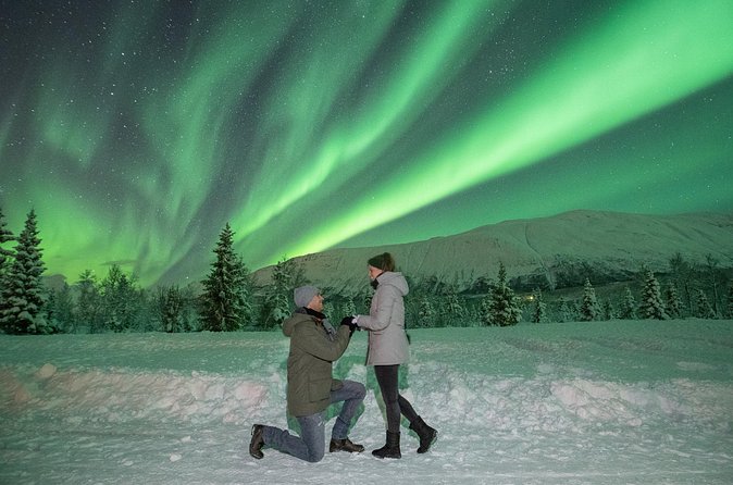 Aurora Safari Chase by big bus, free Photos, toilet onboard - The long return through the darkness