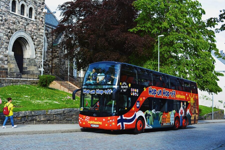 Bergen: 24-Hour Hop-On Hop-Off Bus Ticket - Fish Market: a convenient central pause