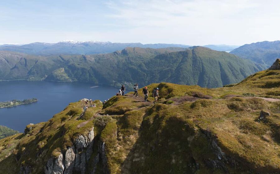 Bergen: Fjord Hiking - Public tour - Three to five hours across rough mountain ground
