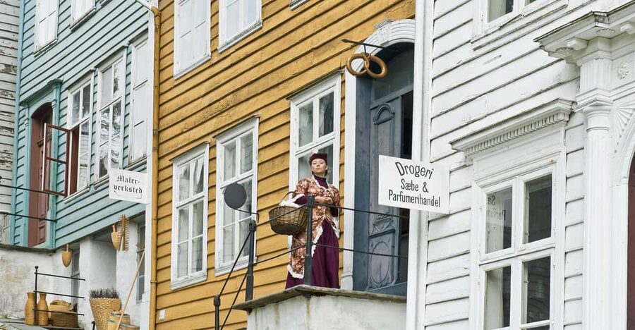 Bergen: Guided Car Tour with Old Bergen Museum & Fantoft … - Bryggen sets the scene in about 25 minutes