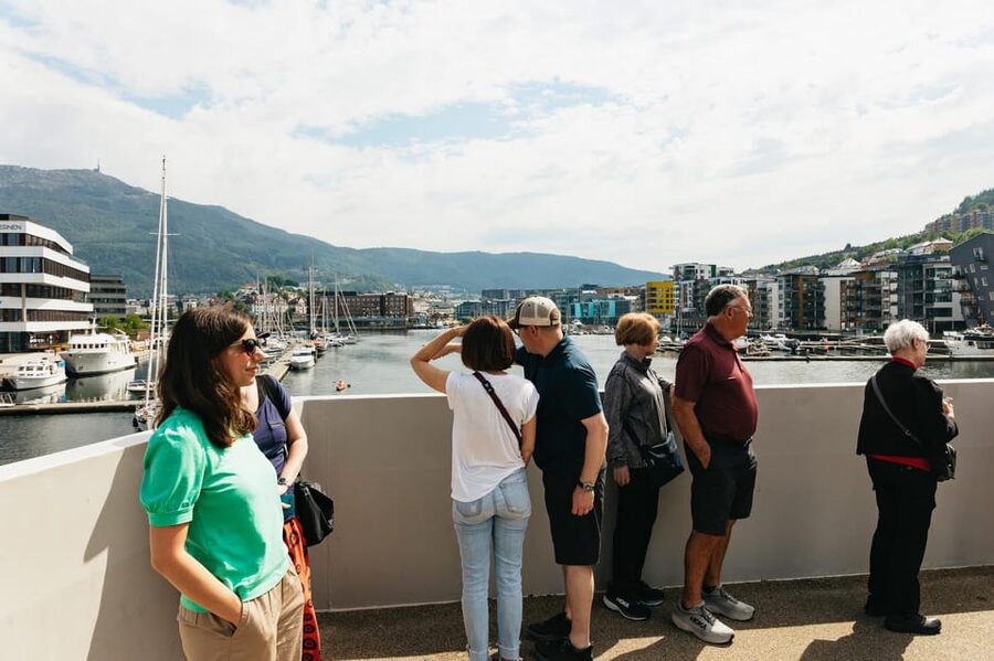 Bergen: Guided Minibus Tour with Photo Stops - Mountain roads and the view above Bergen