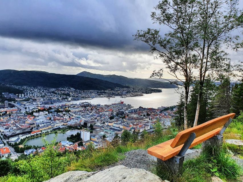 Bergen: Mountain hike on top of Bergen - Public tour - Lakes, summits, and changing views