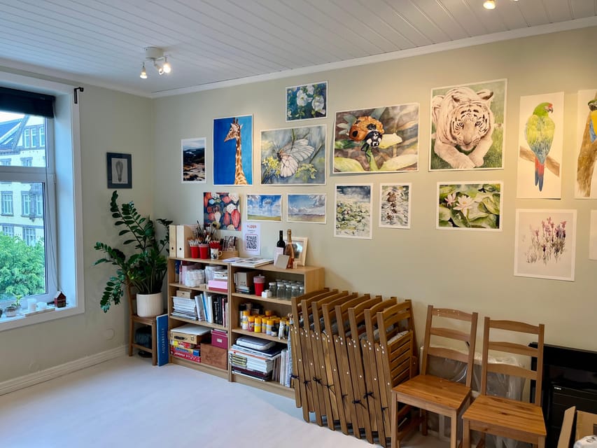 Bergen: paint Norwegian landscape with watercolor - Is this Bergen watercolor class worth booking?