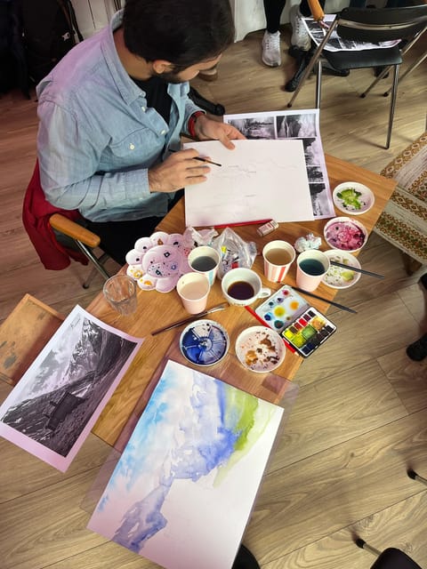 Bergen: paint Norwegian landscape with watercolor - The instructor’s role makes the difference