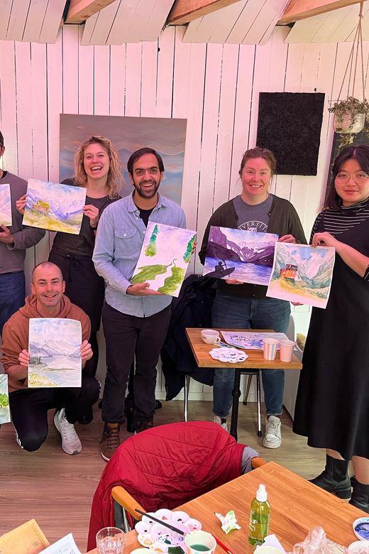 Bergen: paint Norwegian landscape with watercolor - Why beginners can feel at ease