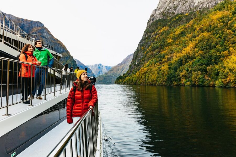 Bergen: Self-Guided Round-Trip Full-Day Excursion - A two-hour cruise on Aurlandsfjord and Nærøyfjord