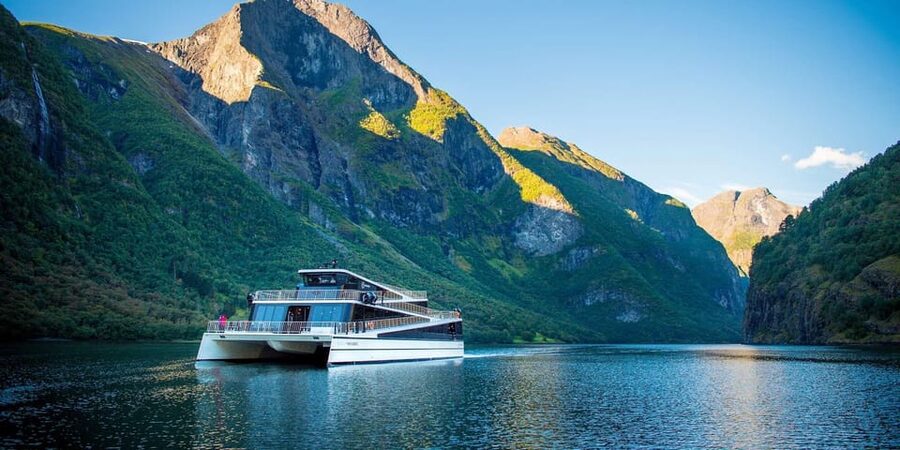 Bergen: Viking Village, Nærøyfjorden Cruise and Flåm Railway - Njardarheimr brings the Viking theme to life