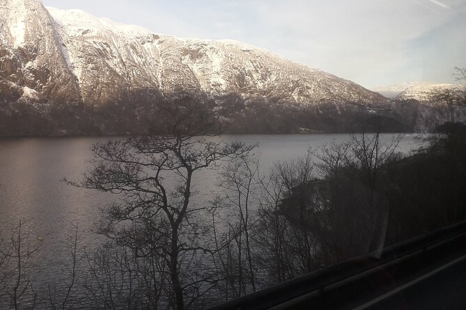 Bride's Veil and Steinsdalsfossen waterfalls with sceneries of Hardanger Fjord - Goldfish Lake and an unusual mountain stop