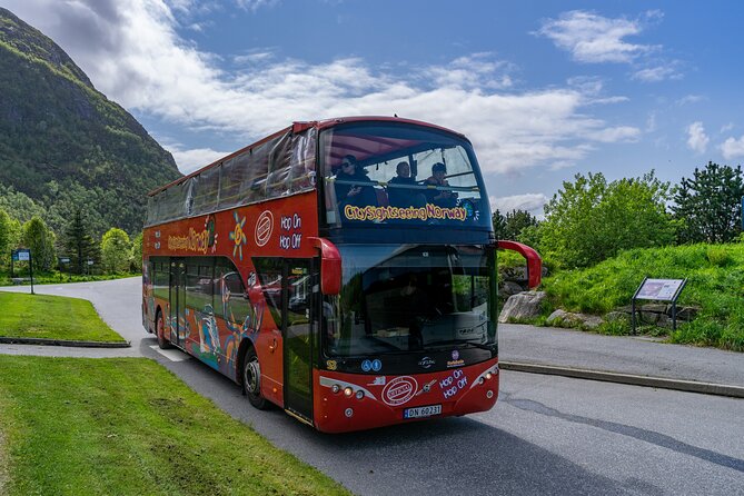 City Sightseeing Alesund Hop-On Hop-Off Bus Tour - Alesund from the top of the red bus