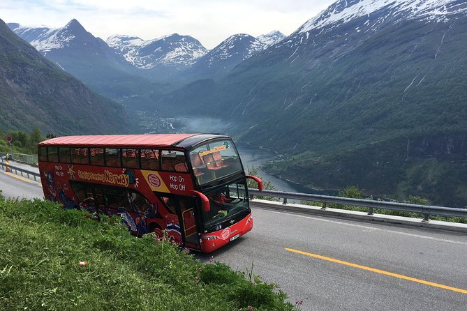 City Sightseeing Geiranger Hop-On Hop-Off Bus Tour - Stop 1: Cruise Ship Terminal and ticket exchange