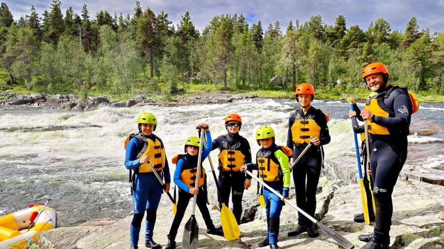 Dagali: Family Rafting Adventure - The 15-minute ride to the river