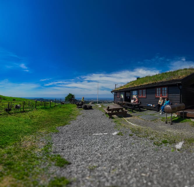 Discover Haugesund and visit a local mountain farmer - Steinsfjellet and the first big view
