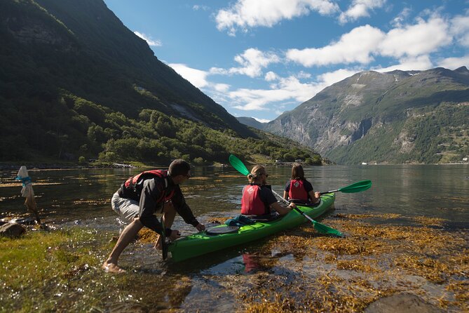 Double Kayak Rental in Geiranger (Excursions.no) - The Seven Sisters Waterfalls from the water