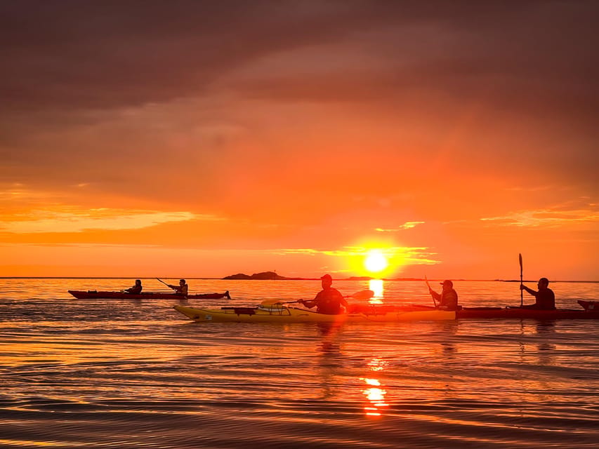 Eggum: Lofoten Islands Midnight Sun Kayak Tour - How the midnight sun changes the return paddle