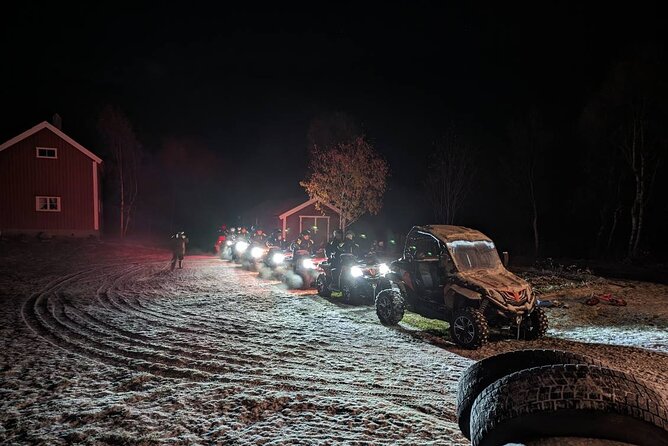 Evening Tour and Aurora Borealis Sightseeing in Norway by ATV - Riding the ATV in darkness