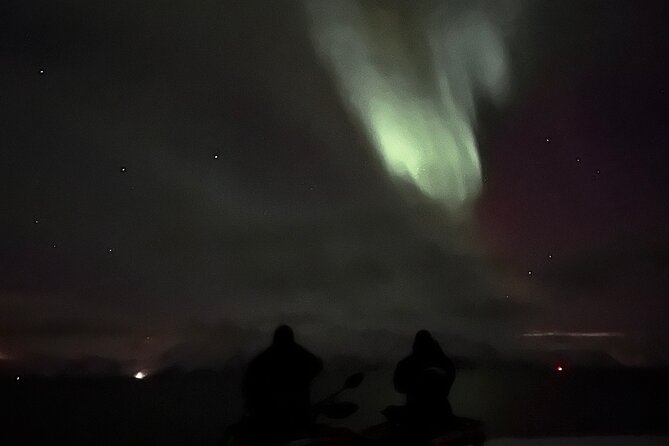 Evening Tour and Aurora Borealis Sightseeing in Norway by ATV - Watching the Aurora beside the fjord