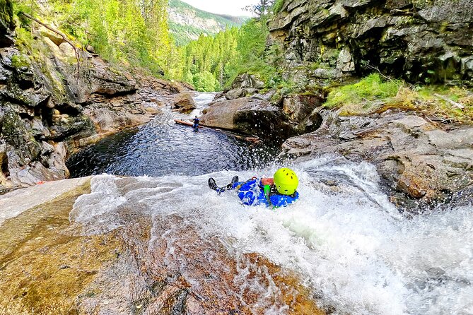 Extreme Canyoning With Waterfall Rappelling near Geilo in Norway - Natural slides, jumps, and swimming holes