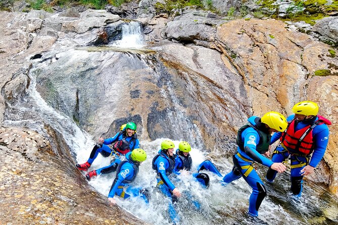 Extreme Canyoning With Waterfall Rappelling near Geilo in Norway - A route that asks for steady energy
