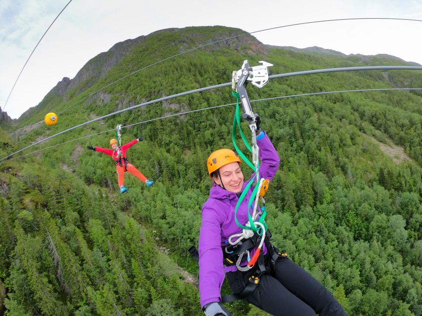 Feel the adrenaline in Mosjøen Zipline - Flying over Mosjøen instead of just seeing it