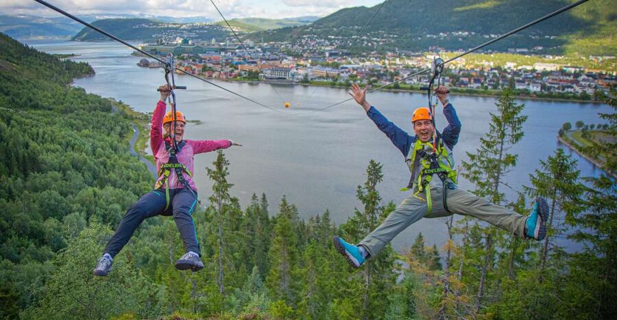 Feel the adrenaline in Mosjøen Zipline - What the $103 price really covers