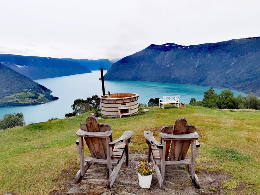 Flåm Flexible Tour with Stegastein, cruise and train include - Stalheim’s old road and two waterfalls