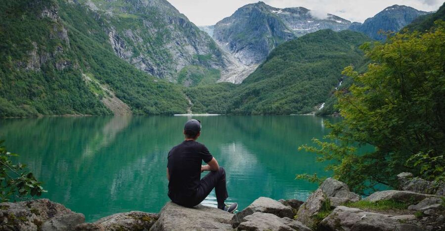 From Bergen: Folgefonna National Park & Glacier Lake Tour - Steindalsfossen puts you behind the waterfall