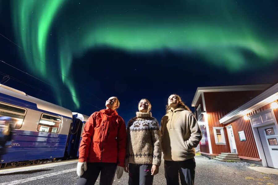 From Narvik: The Northern Lights Arctic Train Guided Tour - Bjørnfjell gives you a short border-country pause