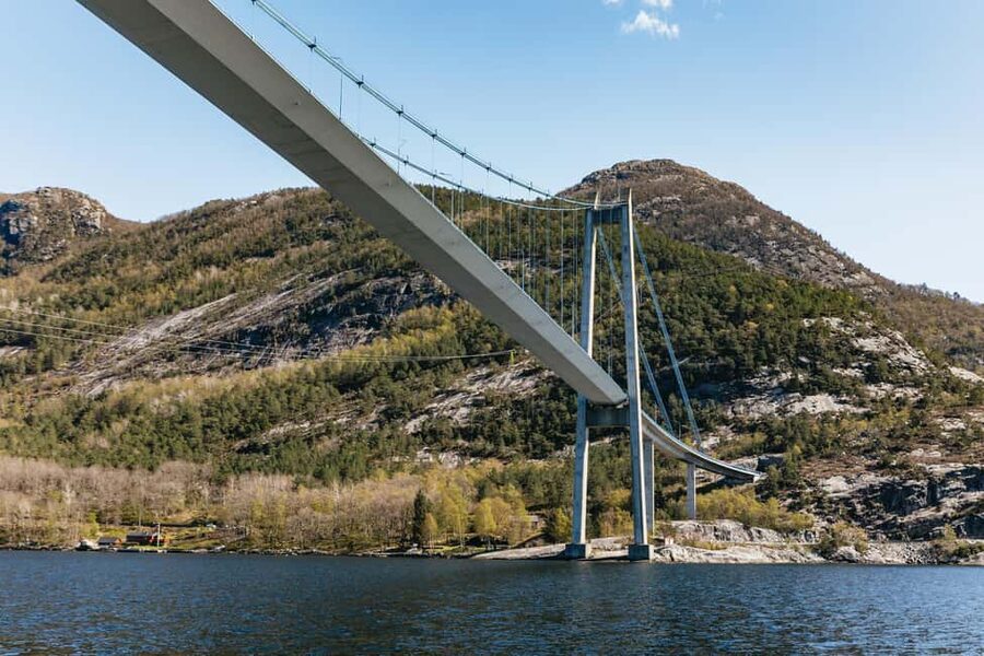 From Stavanger: Lysefjord Sightseeing RIB Boat Tour - Pulpit Rock from the water