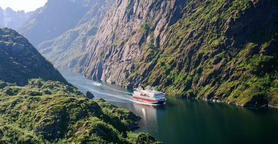 From Svolvær: Hurtigruten Cruise into Trollfjord - The short ferry crossing adds real variety