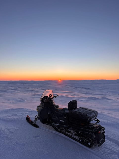 From Tromso: Arctic Wilderness Snowmobile Daytime Tour - From Tromsø to the Lyngen Alps by coach