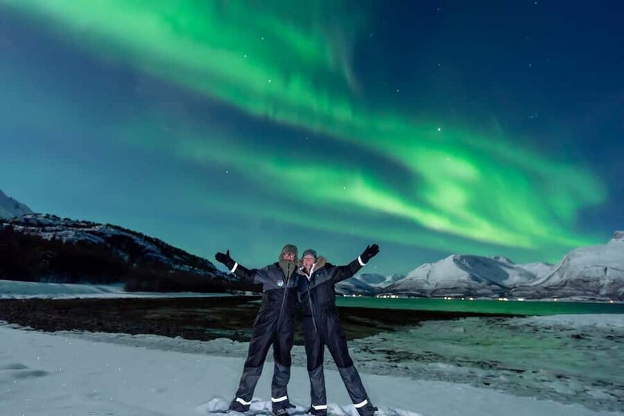 From Tromsø: Aurora Minibus Chase with Portrait and Hot Meal - Key points at a glance