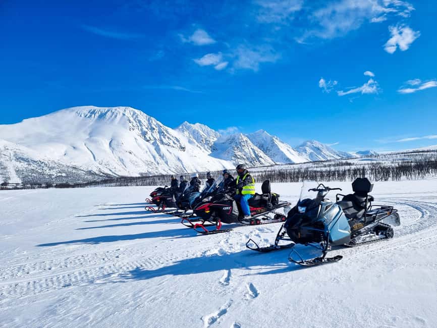 From Tromsø: Lyngen Alps Guided Snowmobile Tour - Choosing the 8:30 or 11:30 meeting time