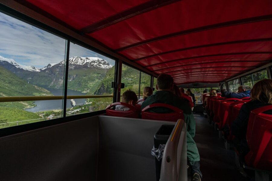 Geiranger: City Sightseeing Hop-On Hop-Off Bus Tour - Starting at the Cruise Ship Terminal