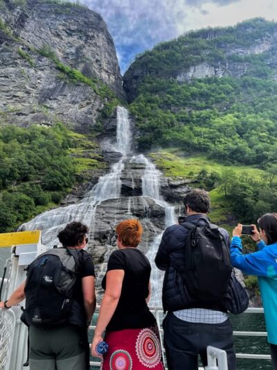 Geiranger Fjord Boat Tour with Waterfall Tasting
