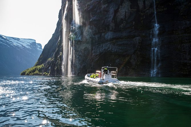 Geiranger: RIB Fjordsafari Geirangefjord - Starting at the Troll Statue in Geiranger