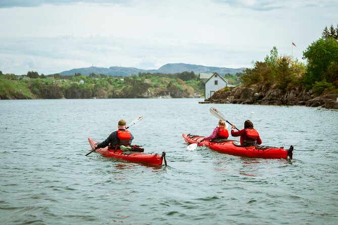 Guided Kayak Tour Bergen - Beginner instruction before you leave shore