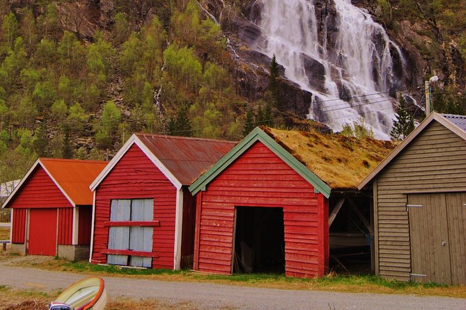 GUIDED TOUR: Secrets of the Fjords - the Osterfjord and Mo, 6.5 hours - Kvernhusfossen provides one last waterfall view
