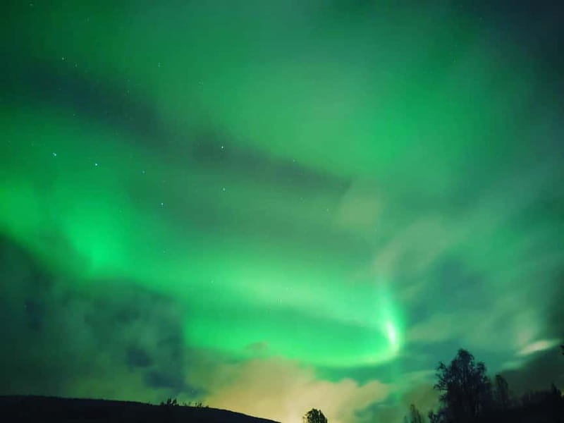 Harstad/Narvik/Tjeldsund: Northern Lights Sightseeing by Car - How Constantin handles the northern lights search