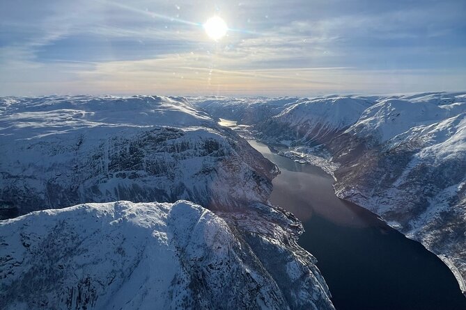 Helicopter Over Trolltunga and Waterfall Sightseeing from Bergen - Steinsdalsfossen gives you a walk behind the water