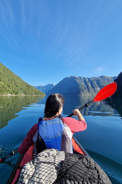Hellesylt: Beginner-Friendly Fjord Kayaking Experience - Local stories, Helsetkopen, and the Mission Impossible connection
