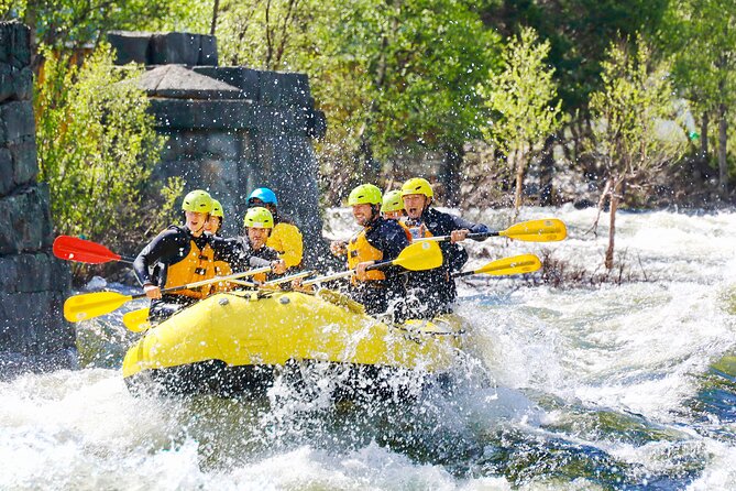 High Adrenaline Rafting in Dagali near Geilo in Norway - Working through the river’s technical rapids