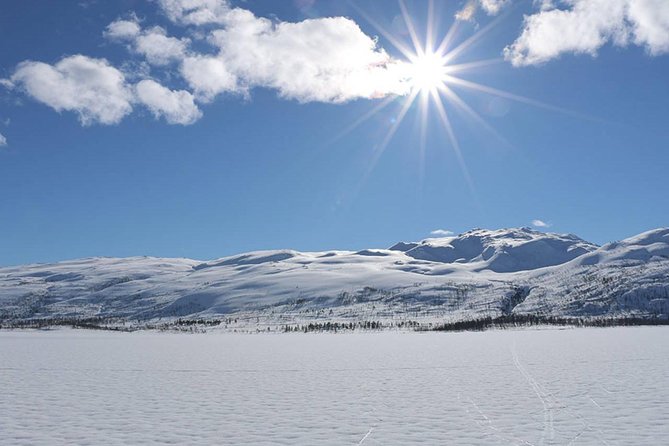 Ice Fishing On The Fjord - Walking down to the frozen fjord